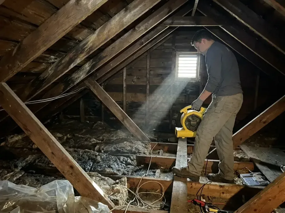 attic-water-damage-drying-proc-007 — frequently asked questions, Emergency Water Extraction & 24/7 Flood Response in Columbi…